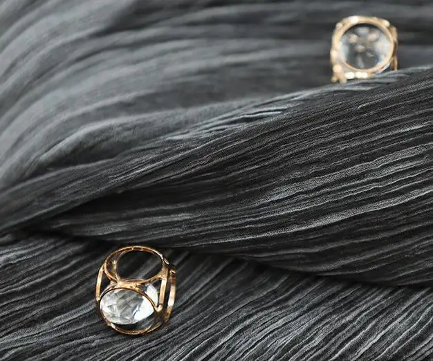 De alta calidad falda ropa de cama de algodón vestidos patrón de tela parches de bordado boda tweed tela diy A004 - 2