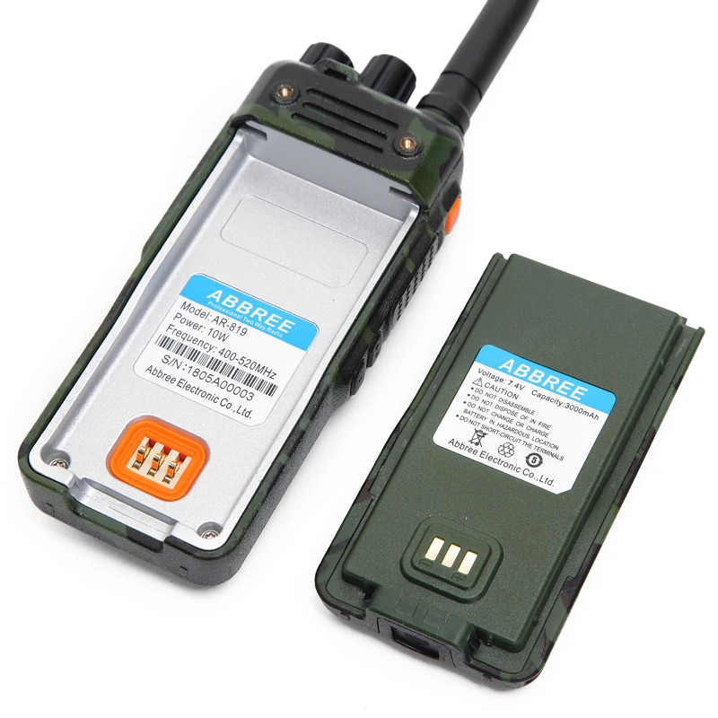 ABBREE-AR-819-10W-Powerful-No-magnetic-Loudspeaker-16CH-3000Mah-10KM-Long-Range-Walkie-Talkie-Hunting (4)