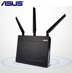 ASUS RT-AC1900P 1900 Мбит/с двухдиапазонный Беспроводной маршрутизатор Dual Core 1,4 ГГц Wi-Fi Gigabit Router Поддержка Android IOS MAC OS X, windows