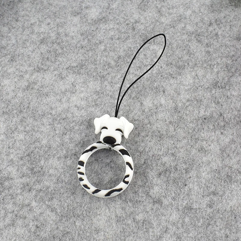 Universal Silicone Lanyard For Keys Phone Straps For iPhone 7 8 Plus 6S Mini Cartoon Cute Soft Ring Cellphone Accessories SMSNXY