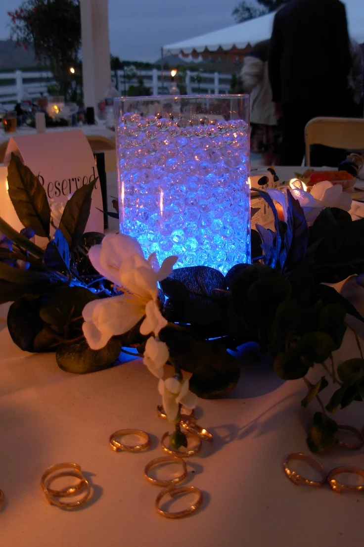 Party /& Home D/écor Vase Fillers Weddecor White 10g Water Balls Crystal Aqua Gel Non-Toxic Bio-degradable Soil Ball for Table Centerpiece Decoration Pack of 1
