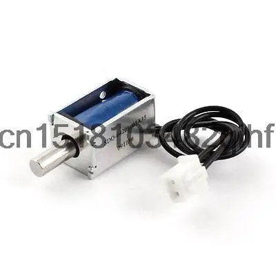 

5V 0.14A Open Frame Pull DC Solenoid Electromagnet Actuator 2mm 28g