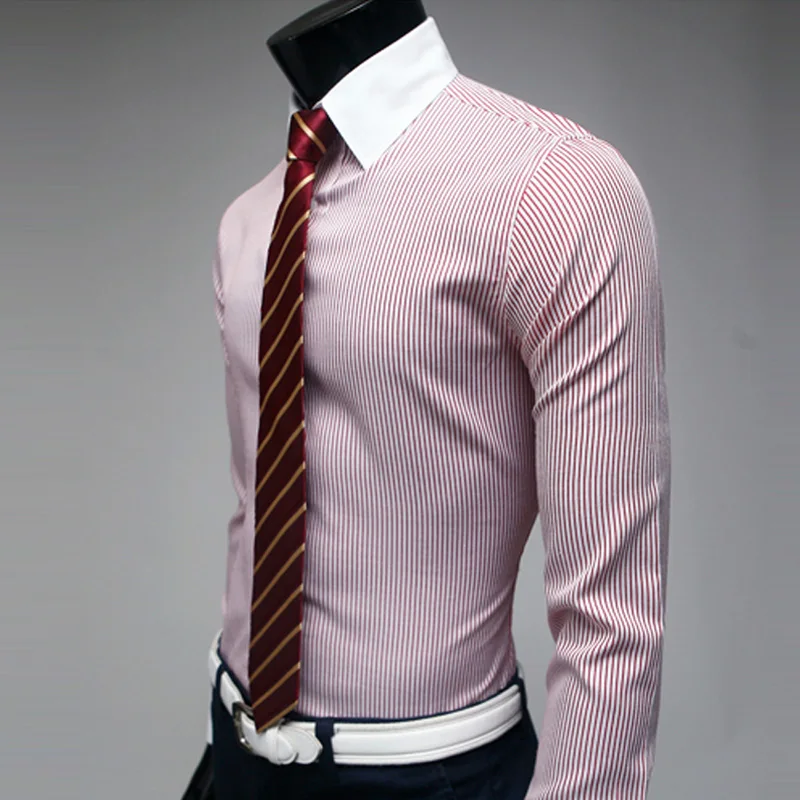 colored dress shirts with white collars