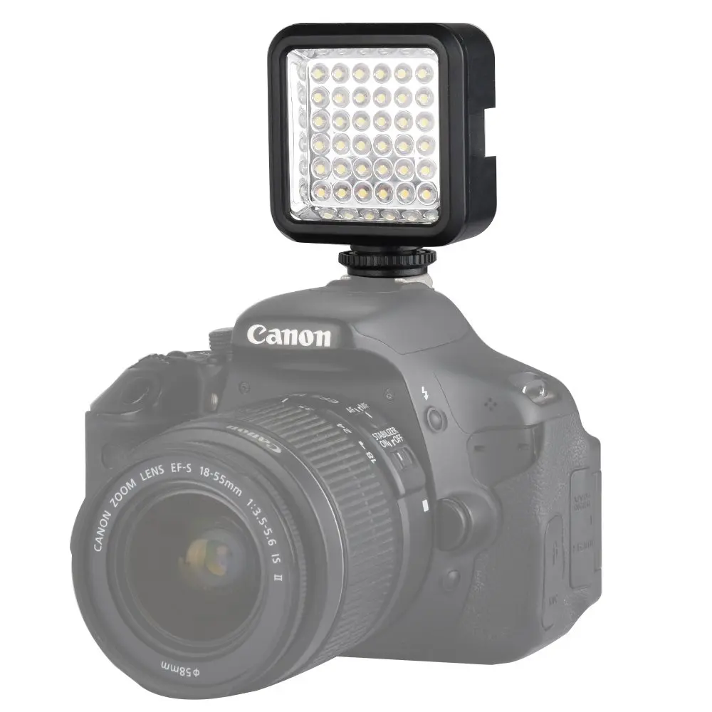 

LED 36 Video Light Continuous on Camera Lighting Rechargeable Battery Charger For Canon Nikon Sony Olympus Pentax DSLR Cameras