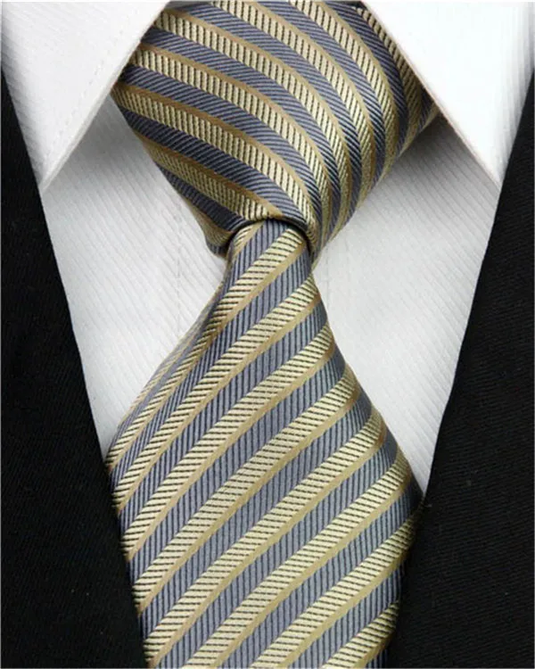 Деловой рабочий галстук для мужчин, костюм, галстук, тонкий узкий Мужской Шелковый жаккардовые галстуки в полоску, синий, черный, красный, для свадьбы - Цвет: ST75012