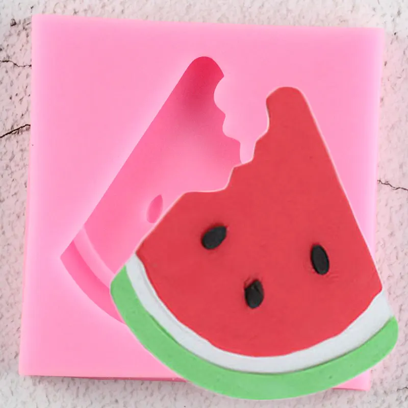 

Fruit Watermelon Silicone Molds Cupcake Topper Fondant Mold Baby Party Cake Decorating Tools Polymer Clay Candy Chocolate Moulds