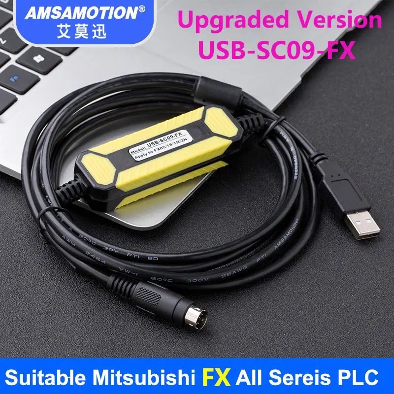 USB-SC09-FX для Mitsubishi PLC Кабель для программирования FX0N FX1N FX2N FX0S FX1S FX3U FX3G серии Связь кабель