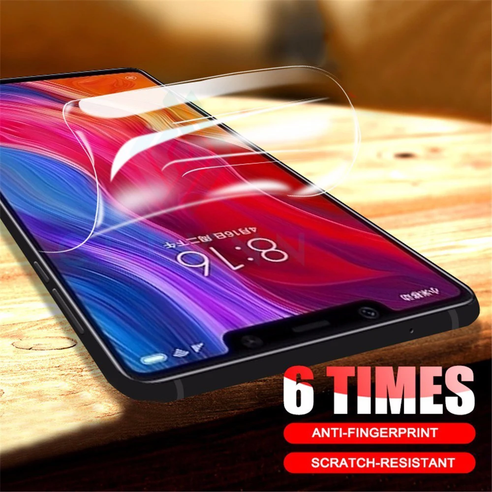 

Transparent Soft Hydrogel Film For Xiaomi 9 8 Lite Mix 3 Max 3 PocoPhone F1 Full Cover Screen Protector For Redmi Note 7 6 5 Pro