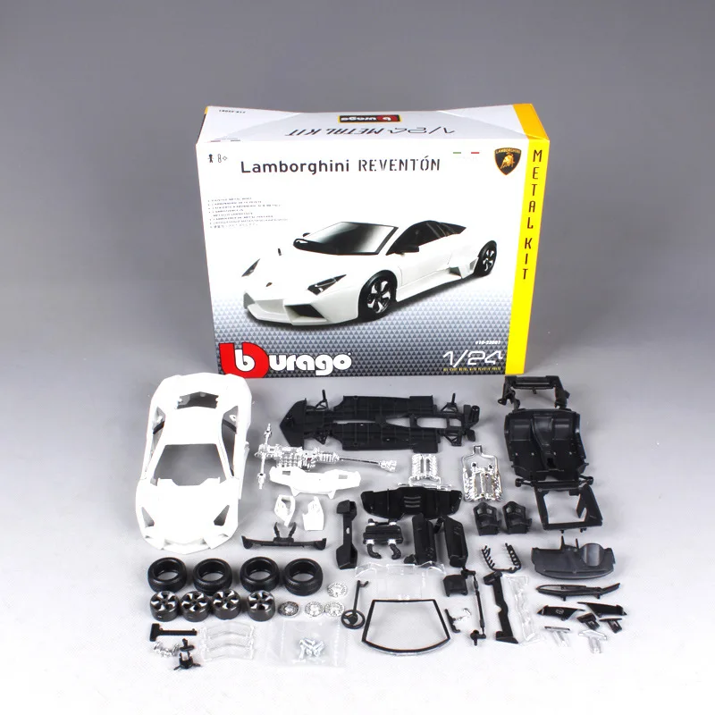 Модель спортивного автомобиля Lamborghini Bbruago 1:24 7 стилей собранная модель из сплава