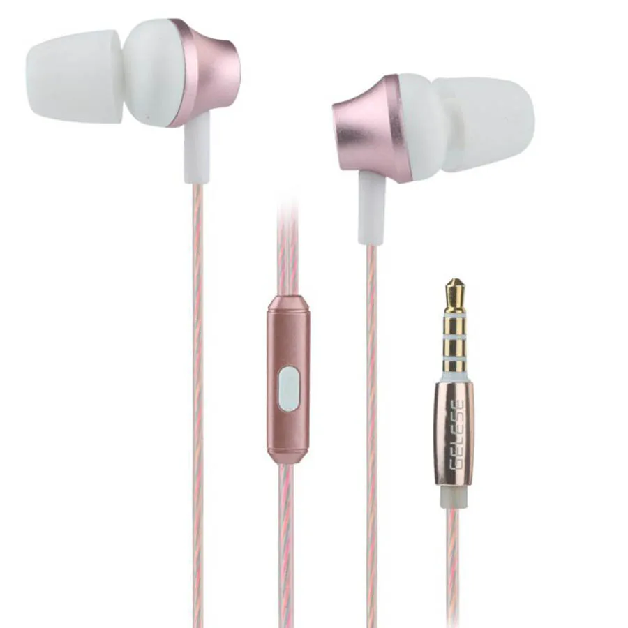 In-Ear Earphone Noise Cancelling Headset Voice Control Stereo Sound With Mic Sport Earphones For iPhone xiaomi Mobile Phone MP3 sport headphones 3 5mm in ear earphone noise cancelling headset with microphone for xiaomi iphone samsung huawei pc