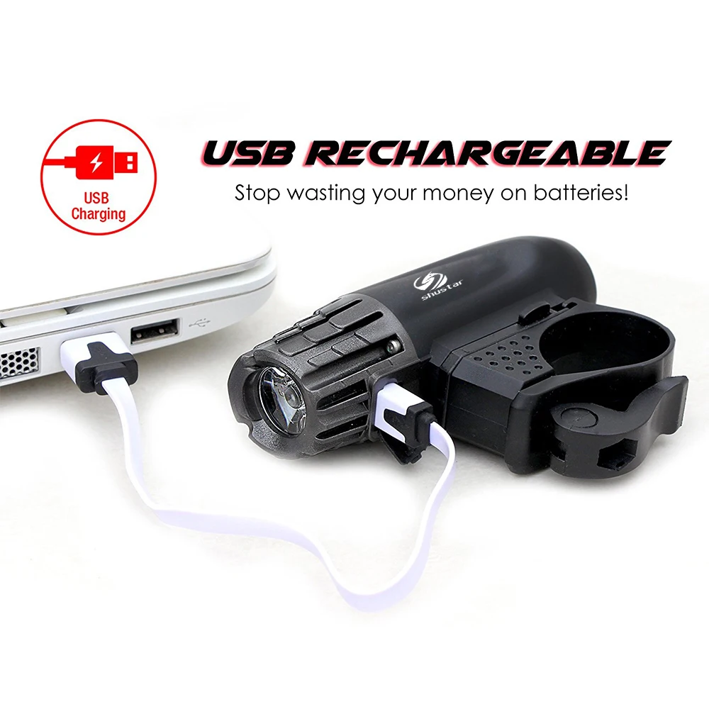 مصباح ليد بوحدة usb قابل لإعادة الشحن مضيا إضاءة دراجة هوائية الدراجة مصباح الجبهة الصمام العلوي ل ركوب ليلة ، الصيد ، الصيد ، التخييم ، الخ. مصباح ليد بوحدة usb قابل لإعادة الشحن مضيا إضاءة دراجة هوائية الدراجة مصباح الجبهة الصمام العلوي ل ركوب ليلة ، الصيد ، الصيد ، التخييم ، الخ.