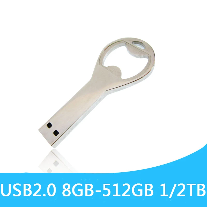 Металлический USB флеш накопитель для бутылок 64 ГБ 2 0 дюйма 32 ГБ|disk on key|disk onbottle opener