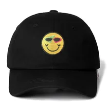 Роя Перди смайлик Snapback кепка хлопок бейсбольная кепка для мужчин женщин Регулируемая Хип-хоп шляпа папы костяная Garros