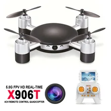 Квадрокоптер мини-Дрон MJX X906T 5,8G FPV 720P CAM 2,4G 4CH 6 Axis Gyro Quadcopter 360 градусов флип RC вертолет Квадрокоптер