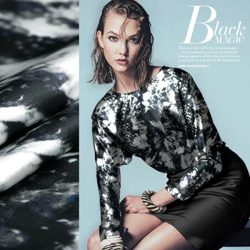 

Digital printing Stretch dress shirt silk fabrics natural silk fabric wholesale high quality silk cloth