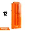 6-12-18 Orange Reload Clip For Nerf Magazine Round Darts Replacement Toy Gun Soft Bullet Clip For Nerf Blaster arma de brinquedo ► Photo 2/6