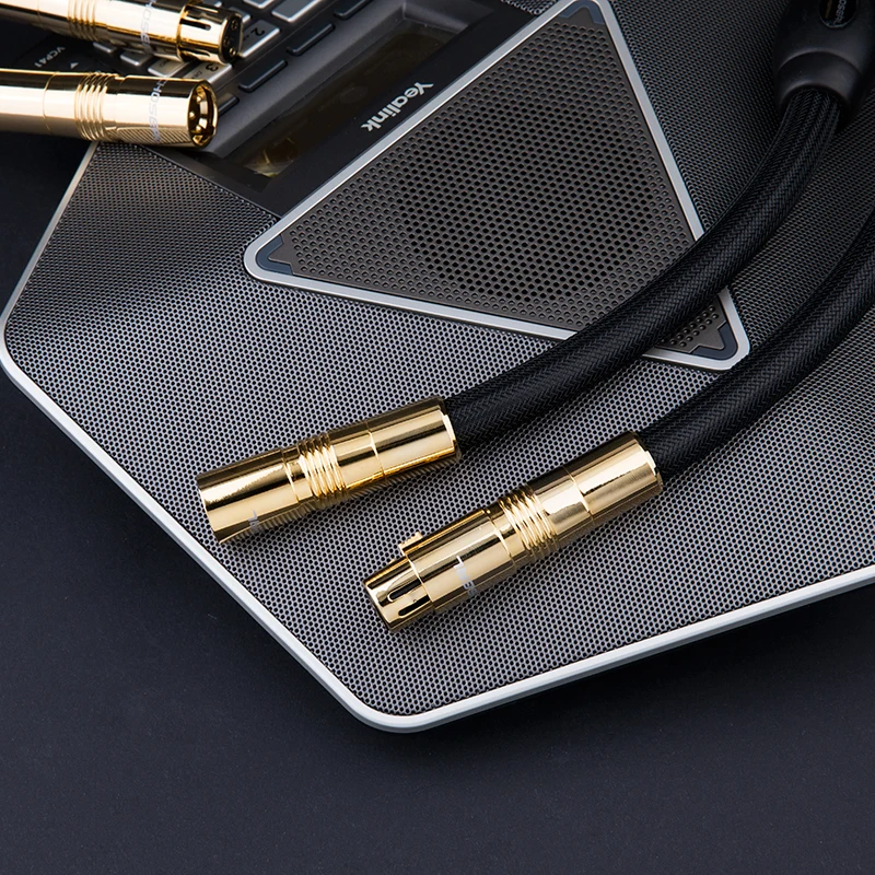 CHOSEAL XLR кабель HIFI караоке звук Cannon штекер удлинитель папа к женскому для аудио