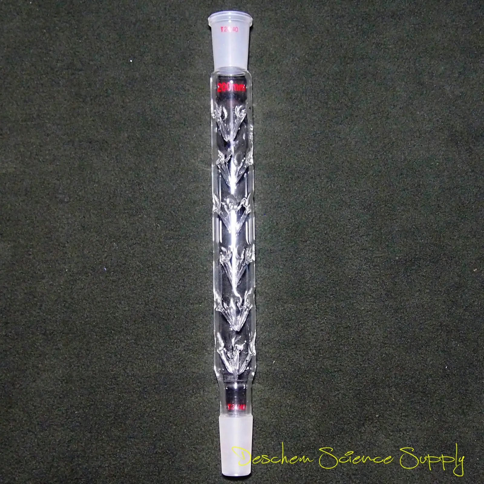 

200mm,24/40,Vigreux Distilling Column,Boro Glass Ground Joint Distillation Tube
