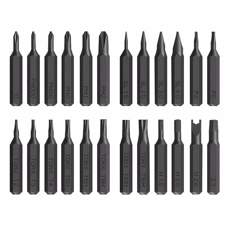 24 in 1 fine repair screwdriver set aluminum alloy housing precision magnetic screwdriver set mobile phone computer maintenance 24 in 1 fine repair screwdriver set aluminum alloy housing precision magnetic screwdriver set mobile phone computer maintenance