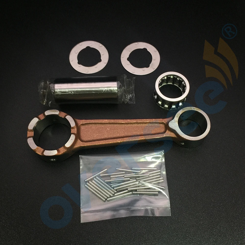 Yaarine Outboard Connecting Rod Kit 650-11650-00 682-11650-00 6K4-11650-00 Conrod Kit Fit For YAAHA 9.9/15HP Outboard Engine - 650-11651-04 Con Rod Kit, 662-11651-02 Con Rod Kit