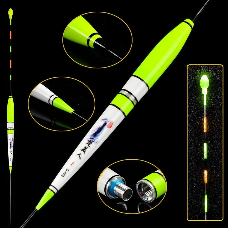 WLPFISHING الصيد تعويم البلسا عالية سطوع العوامات ليلة ضوء الصيد بوبر LED الإلكترونية ليلة الصيد معالجة التبعي WLPFISHING الصيد تعويم البلسا عالية سطوع العوامات ليلة ضوء الصيد بوبر LED الإلكترونية ليلة الصيد معالجة التبعي