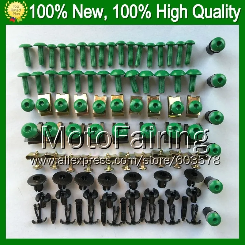 

Fairing bolts full screw kit For KAWASAKI NINJA ZX-6R ZX 6 R ZX 6R ZX6R ZX636 ZX 636 2009 2010 2011 2012 0F51 Nuts bolt screws