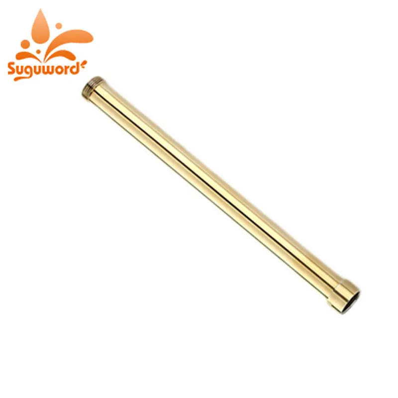 

Suguword Shower Set Gold/ORB/Brushed/Antique/Chrome Extension Tube Bathroom Long 30cm Shower Bracket