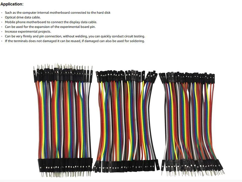 Dupont кабели 120 шт. мужчин и женщин 10 см линии dupont для Перемычка макетной платы/кабель для Arduino DIY KIT