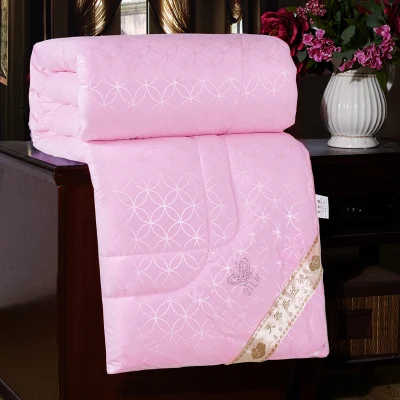 Китайское шелковое одеяло королева/Полное лето/зима/осень/весна одеяло - Цвет: pink