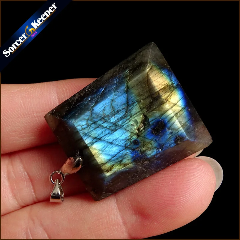

Women & Men Fashion Jewelry Pendants Necklaces With Chain Wholesale Labradorite Moonstone Quartz Stone Colares Femininos YS504