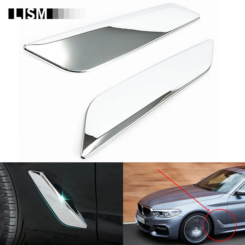 2 шт. хромированные накладки на вентиляционные отверстия для BMW G30 G38 New 5 series 2017