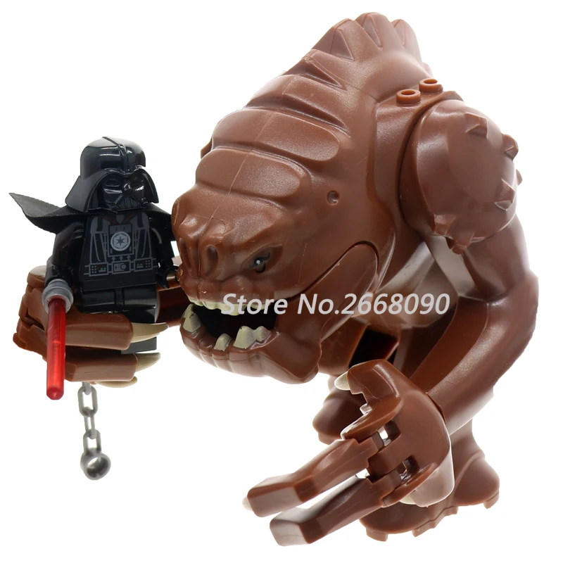 

Star Wars Figures The Big Rancor And Darth Vader Mini Dolls Legoingly Building Blocks Best Learning Christmas Gift For Children