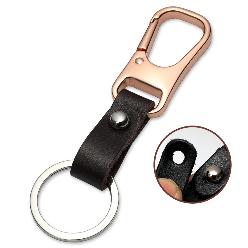 Натуральная кожа и металлик EDC ключ кошельки Брелок для ключей для мужчин умная ключница дизайн ключи Органайзер брелок