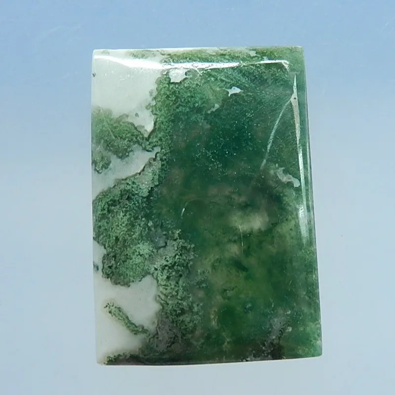 

Moss Agate Rectangle fashion Cabochon,43x30mm,18.62g