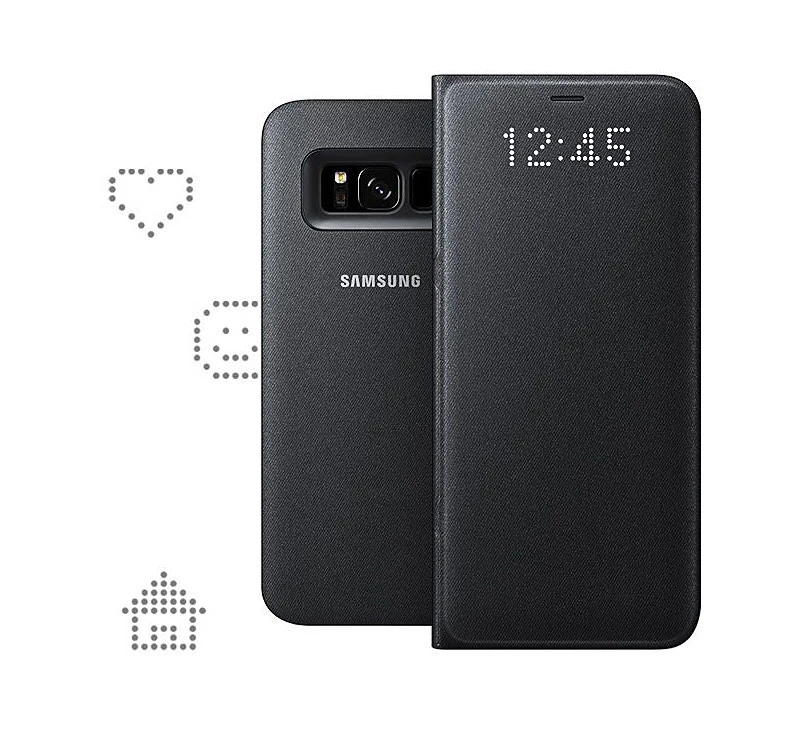 samsung светодиодный чехол Smart Cover чехол для телефона EF-NG955 для samsung Galaxy S8+ S8 Plus S8plus функция сна карман для карт