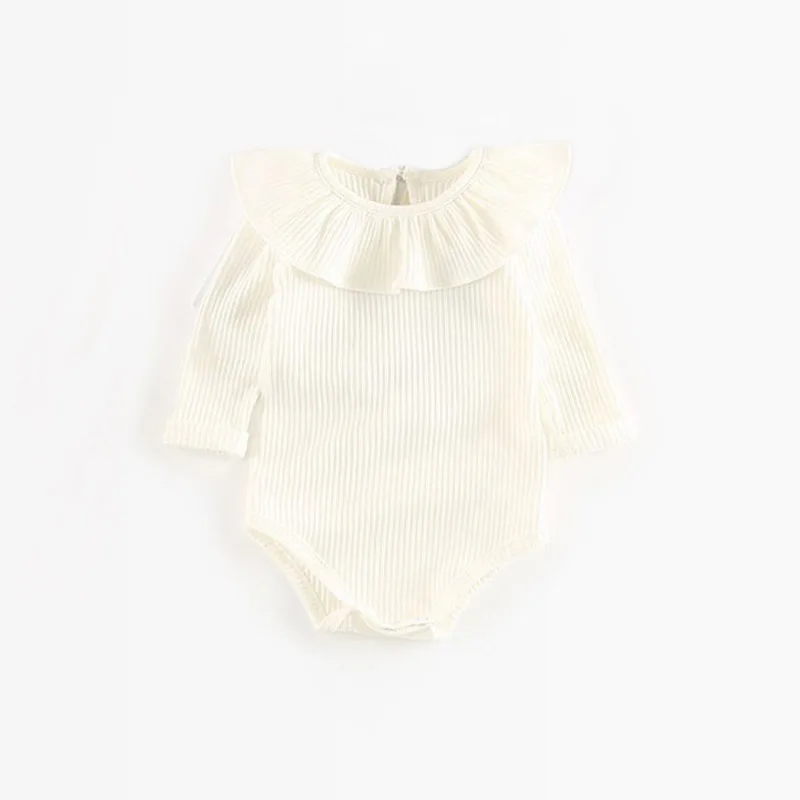 white girl romper Комбинезон для маленьких девочек; От 0 до 2 лет; сезон осень-зима; Одежда для новорожденных девочек; Детский комбинезон с длинными рукавами для мальчиков; одежда для маленьких мальчиков - Цвет: white girl romper