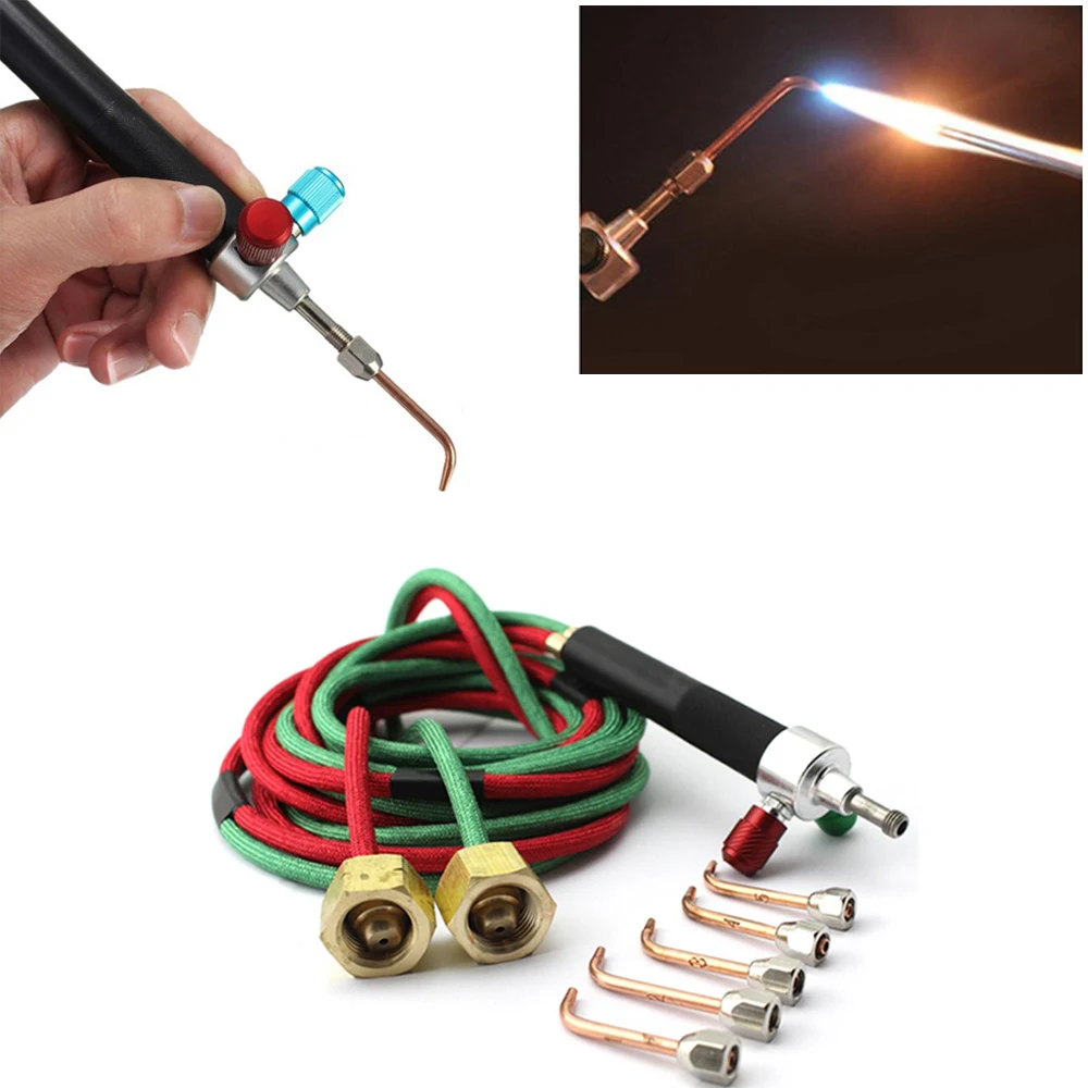 Mini gas welding torch for jewelry and dental tools with 5 tips Smith