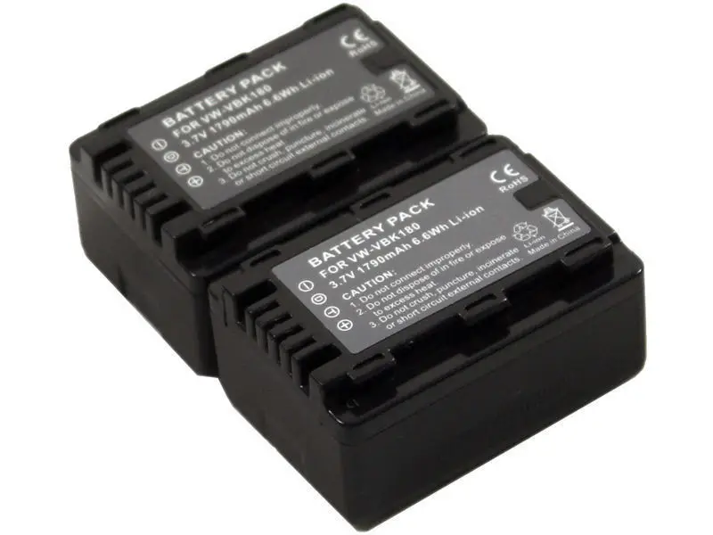 Free Shipping new 2 piece VW VBK180 VBK360 Battery for SDR H101 H100