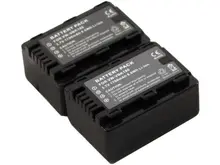 Бесплатная Доставка новый 2 шт. VW-VBK180 VBK360 Аккумулятор для H100 SDR-H101 H85 H95 HDC-SD40PC TM90PC