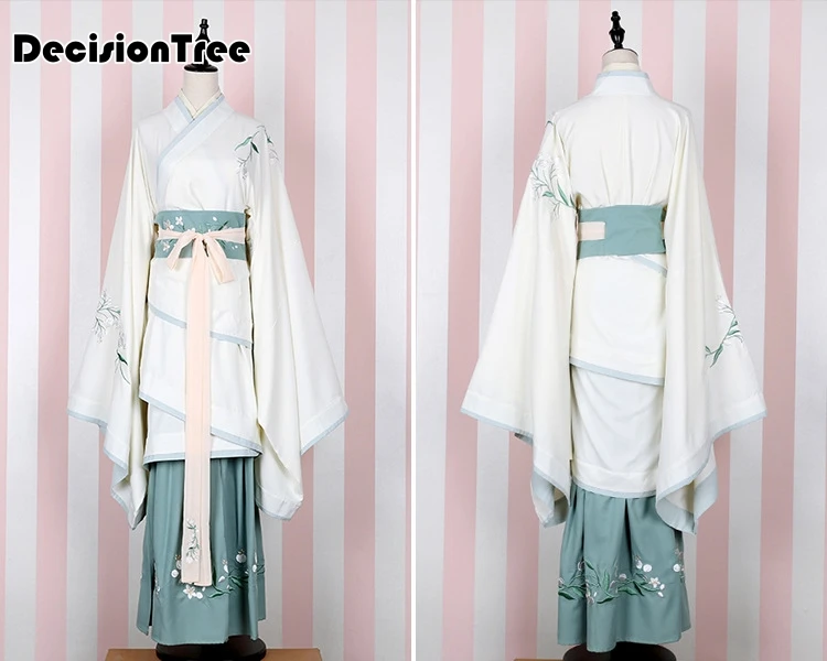 

2019 women's embroidery kung fu hanfus costume tang dynasty costume ancient chinese hanfu dress girls traditional stage dress