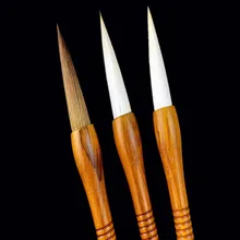 Волк волос ручка-кисть для каллиграфии китайская кисть для покраски щетка для искусства раскрашивания кисти для акварели школьные принадлежности