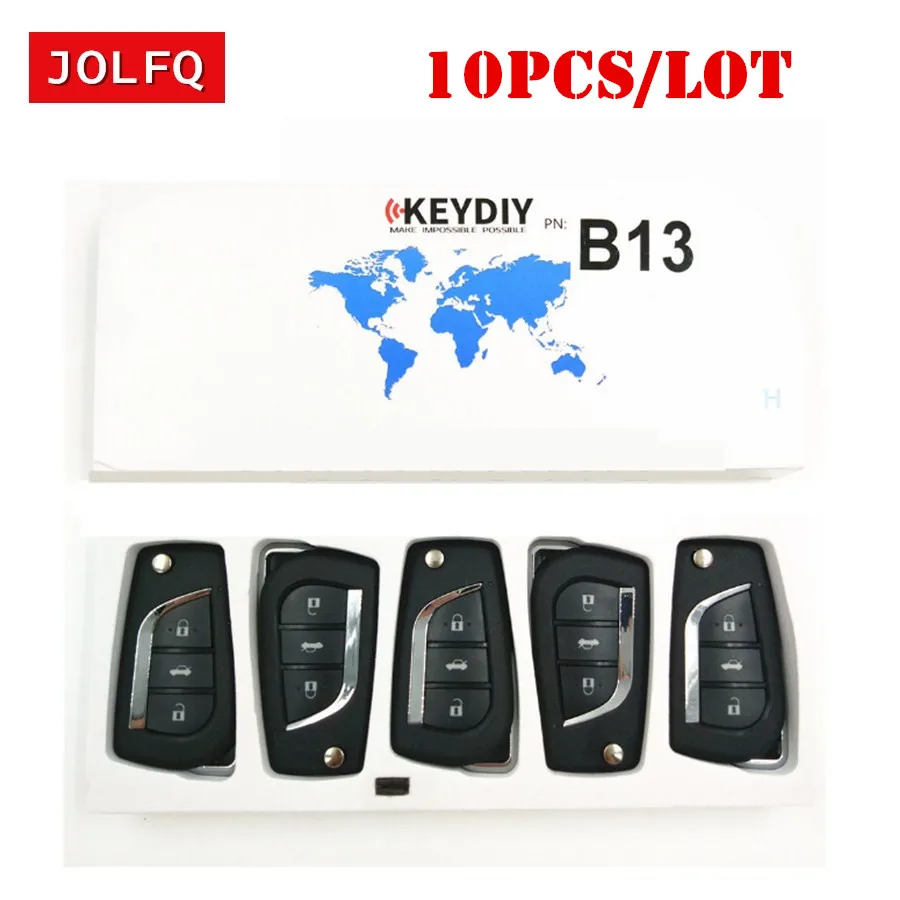 Автомобильный ключ KD B13 10 шт./лот KEYDIY для KD900 +/URG200 программатор ключей Серии B пульт