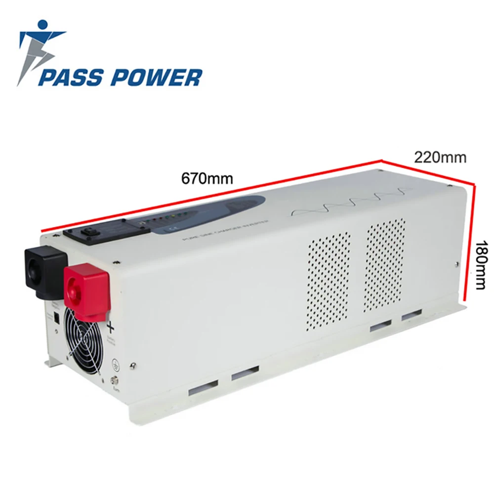 

Low frequency hybrid 6000w solar inverter charger