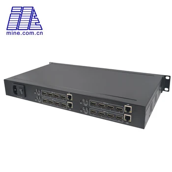 

Mpeg-4 H.265 16 Channels HDMI Audio Video Encoder Iptv Streaming 1080p@60fps support HTTP RTSP RTMP UDP HLS ONVIF FLS