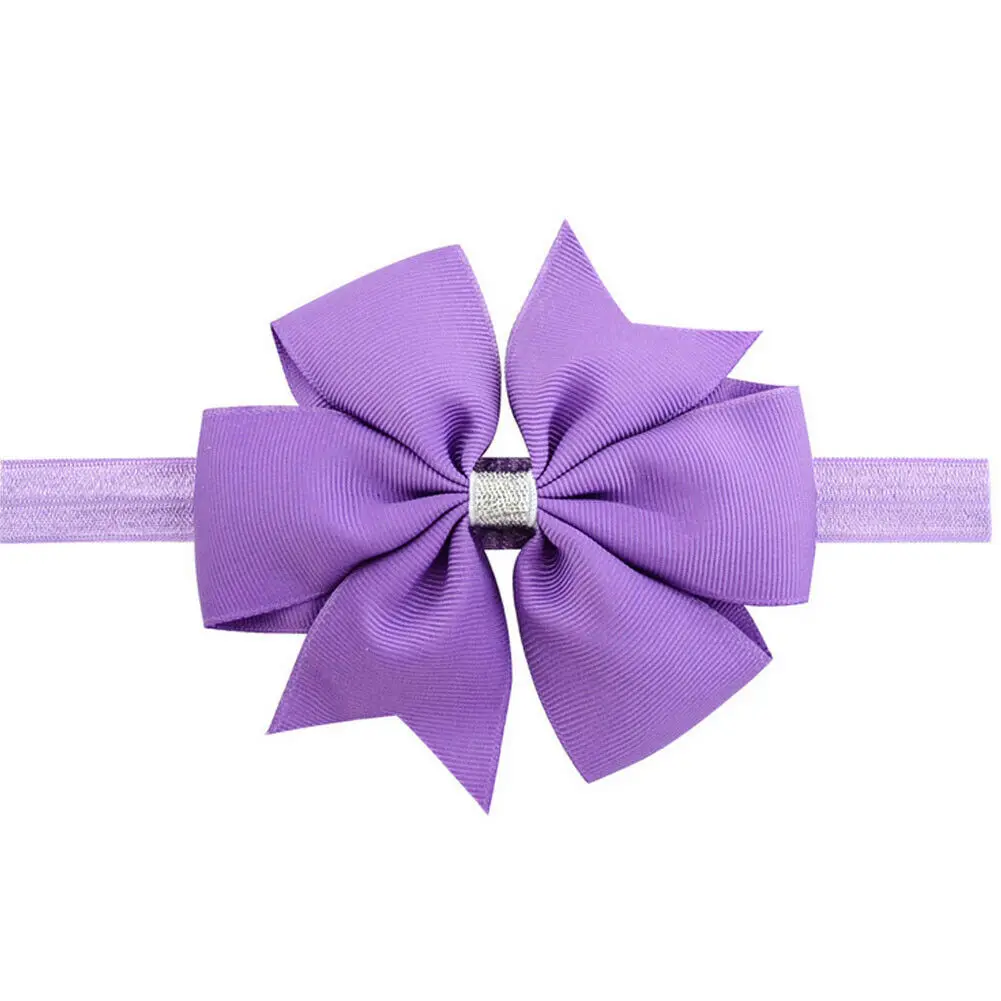 

Baby Girls Hair Bows For Kids Hair Bands Hair Clips Cute Accessories Headwear Purple Red White