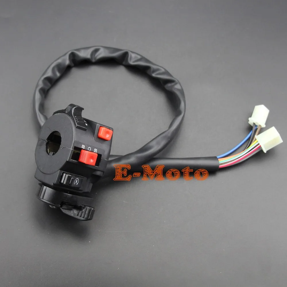 High quality complete electrics all wiring harness wire loom assembly for GY6 125cc 150cc ATV / QUAD motor parts replacement repair work.