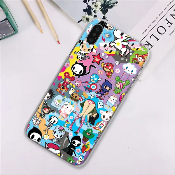 14 Японский Tokidoki чехол для телефона s для Apple iPhone 7 8 Plus 6 6s Plus X XS XR XS MAX 5 5S чехол для телефона Coque - Цвет: 14