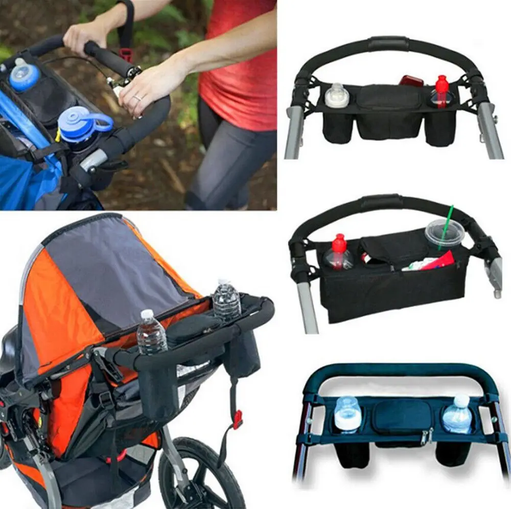 Universal Baby Pram Buggy Organiser Pushchair Stroller Storage Cup Universal Baby Pram Buggy Organiser Pushchair Stroller Storage Cup Holder Bag Travel Diaper Nies New In Strollers Accessories From Mother