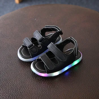 

Kids Boys Girls Sandals Cute Hot Sales Sports Children Shoes Lovely Cool LED Lighted Summer Baby Sandals Toddler Girl Sandals