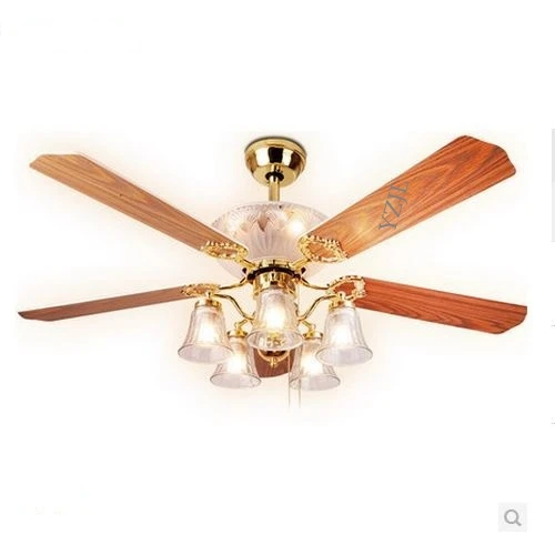 Ceiling Fan Light Living Room Bedroom Minimalist Modern European